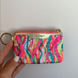 Lily Pulitzer Keychain Wallet/Change&Card Holder